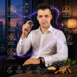 Ashwagandha w Żelkach na Stres: Jagodowe Wsparcie Wyciszenia i Równowagi